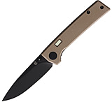 Image of Glow Rhino Fermi Linerlock Black/Tan
