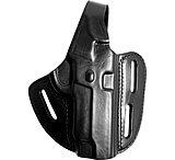 Gould &amp; Goodrich Three Slot Pancake Concealment OWB Belt Holster, S&amp;W 1086 &amp; Similar, Right Hand, Black, B803-404