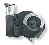 Gould & Goodrich Cuff Case/Mag Case Combo for ASP Cuffs, Glock 17/19, H&K USP & Similar, Right Hand, Black, B871-4