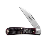Image of Great Eastern GEC Northfield Black Plum Jigged Bone Pocket Knife 3 Satin BD318C6A