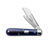 Image of Great Eastern GEC Northfield UN-X-LD Wharncliffe Knife Navy Blue Smooth Bone 2.5 Polish 999B52CA