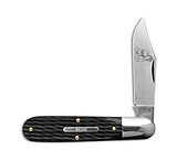 Image of Great Eastern GEC Tidioute Cutlery Rozee Barlow Knife Jigged Black Delrin 2.8 Satin 0A8752A5