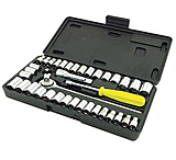 Image of GREATNECK Saw Pso40 Drive Socket Set 1/4-Inch And 3/8-Inch Drive 40-Piece