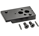 Image of Griffin Armament GSMALDPFP AIS Flat Mount Plate Black Anodized Hardcoat 6061 T6