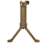 Image of Grip Pod Military Model With Cam Lever Attachment 5.75 Inches Closed/8.25 Inches Deployed Flat Dark Earth GPS-02T-CL