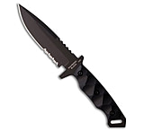 Image of Halfbreed Blades MIK-03 Gen-2 Medium Infantry Knife Black G-10 5.3 Black Serr 5EF4FA59