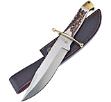 Image of Hen &amp; Rooster Deer Stag Leather Sheath Knife
