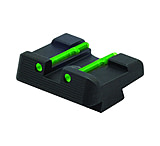 Image of HiViz Illuminated Fiber Optic Rear Pistol Sight for Glock 
