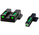 Hiviz 9EZN321 LiteWave H3 S&W M&P 9EZ S&W M&P 9EZ 3 Dot Green/Green Black
