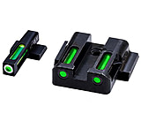 HiViz LiteWave H3 Tritium, Litepipe Pistol Day and Night Sight Set
