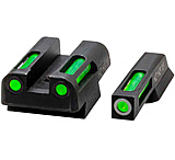 HiViz LiteWave H3 Tritium/Litepipe Pistol Night Sight Set - Fits CZ 75, CZ 75 P-01 & CZ 85