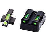 Image of HiViz LiteWave H3 Tritium/Litepipe Pistol Night Sight Set - Fits All Kimber 1911 w/ Fixed Sights, Except Micro