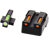HiViz LiteWave H3 Tritium/Litepipe Pistol Night Sight Set - Fits All Kimber 1911 w/ Fixed Sights, Except Micro