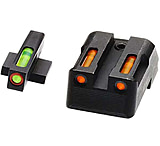 HiViz LiteWave H3 Tritium/Litepipe Pistol Night Sight Set - Fits All Kimber 1911 w/ Fixed Sights, Except Micro