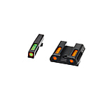 Image of HiViz LiteWave H3 Tritium/Litepipe Pistol Night Sight Set - Fits Gen 1-5 Glock 42, Glock 43, Glock 43X &amp; Glock 48