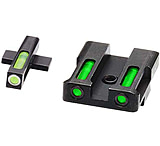 HiViz LiteWave H3 Tritium/Litepipe Pistol Night Sight Set - Fits All Springfield Armory XD, XDS, XDE, XD-M, Except XD 5.25