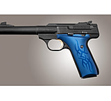 Image of Hogue Browning Buckmark Handgun Grip URX Tribal Aluminum - Blue Anodized 72103