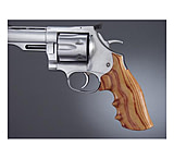 Image of Hogue Dan Wesson Handgun Grip Large Frame Tulipwood Checkered 58701