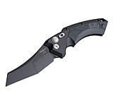 Image of Hogue Ex-a05 3.5inch Folder Cpm154 Wharncliffe Blade Black Finish - Black Aluminum Frame G-mascus Black G10 Insert