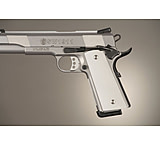 Image of Hogue Govt. Handgun Grip Model S&amp;A Mag Well Aluminum - Matte Clear Anodized 45144