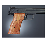 Image of Hogue S&amp;W 41 Handgun Grip Tulipwood Left hand thumb rest checkered 41771