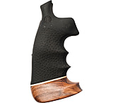 Image of Hogue S&amp;W N Round Butt Conversion style Rubber Handgun Monogrip W/Wood Big Butt