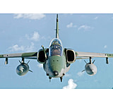 Image of iCanvas A Brazilian Air Force Embraer A-1B Soars Through The Sky Ove by Stocktrek Images - Canvas Print