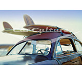 Image of iCanvas 'Surf's Up' - Beach Boys' Ford DeLuxe Country Squire Woodie by Car Culture - Canvas Print