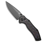 Image of Kansept Knives Apollo Crossbar Lock Knife Black Ti/Purple Haze 3.1 Mirror DLC 889963A7