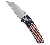 Image of Kansept Knives Main Street Crossbar Lock Knife Jade/American Flag G-10 3.4 SW 4FC3034B