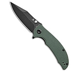 Image of Kansept Knives Tenable Knives Rei Liner Lock Knife Green Micarta 3.3 Black T1061A2 420B422C