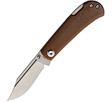 Image of Kansept Knives Wedge Lockback Micarta 2.25 in 154CM Stainless Steel Folding Knife