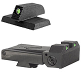Kensight Kimber Adjustable 1911 Sight Set Trijicon Tritium insert - Night Sights - Matching Front Sight, Black, 960-263