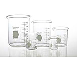 Image of Kimble/Kontes KIMAX Brand Griffin Beakers, Low Form, Double-Capacity Scale, Borosilicate Glass 14080 01 Starter Pack, Case
