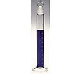 Image of Kimble/Kontes KIMAX Brand Single Metric Scale Graduated Cylinders, Class A, Serialized and Certified, with Glass Stoppers 20036 250, Case