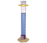 Image of Kimble/Kontes KIMAX Brand Single Metric Scale Graduated Cylinders, Educational Grade 20025J 25 Cylinder Only, Case of 6