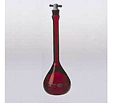 Image of Kimble/Kontes KIMAX Volumetric Flasks with [ST] PTFE Stopper, RAY-SORB, Class A, Kimble Chase 28016 200