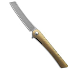 Image of Kizer Cutlery Kizer Mercury Liner Lock Knife Titanium 2.8 Satin S35VN Ki3645A1 C3D61E51