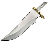 Image of Knifemaking Skinner Blade with Sheath Fixed Blade Knife