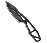 Image of Kubey Knives TAG Fixed Blade Knife Skeletonized Steel 3.2 Black SW BEF4C480