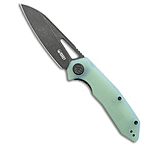 Image of Kubey Knives Vagrant Liner Lock Knife Jade G-10 3.2 Black SW E571C25A