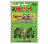 Image of Kwik-Site Dovetail Mounts for .22 Grooved Receiver 1 Inch Matte Black KS-T90-M