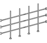Image of Labconco Distillation Grid Kits for Protector, Premier and XStream Fume Hoods, Labconco 9725200 Grid Kit For 2.4 m (8') Hoods