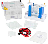 Image of Labnet E2110-NG-2 Notched glass plate, 10 x 10cm, for use with mini vertical gel system, 2 Pack