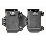 Image of Lag Tactical 34007 M.C.S. Double Mag Case Glock 9/40 Full Size Black