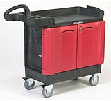 Image of Lagasse Brothers Refuse Bin for TradeMaster Mobile Cabinet Carts, Rubbermaid 3353-88-BLA