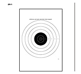 Image of Law Enforcement Targets SR-1 100 Yard Military Target 21x21 Inch Black 100 Per Case SR-1L