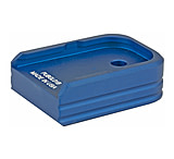 Image of Leapers UTG 0 Base Pad, Aluminum, Matte Blue Color, Anodized Finish, Fits Glock Double Stack Small Frame Magazines