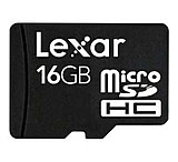 Image of Lexar 16GB microSD High Capacity (microSDHC) Memory Card