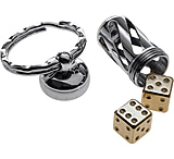 Image of Lionsteel Acorn Dice Set of 2 Brass with Brass Construction
